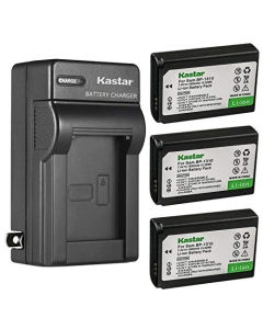 Kastar 3-Pack Battery and AC Wall Charger Replacement for Samsung BP1310 BP-1310 BP-1310EP, ED-BP1310 EDBP1310 Battery, Samsung BC1310 BC-1310 Charger, Samsung NX5, NX10, NX11, NX20, NX100 Cameras