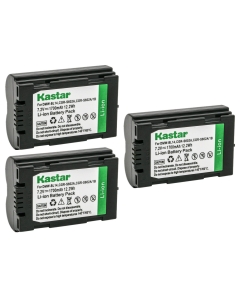 Kastar CGR-S602A Battery 3-Pack Replacement for Panasonic Lumix DMC-LC1EG-K, Lumix DMC-LC40, Lumix DMC-LC40A-K, Lumix DMC-LC40B, Lumix DMC-LC40D, Lumix DMC-LC40K, Lumix DMC-LC40S Camera