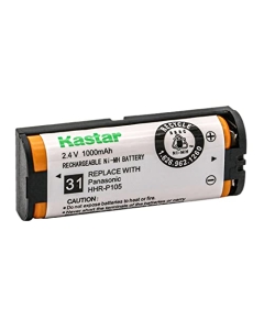 Kastar 1-Pack Battery Replacement for Panasonic KX-TGA571S KXTGA571S KX-TGA572 KXTGA572 KX-TGA573S KXTGA573S KX-TGA670 KXTGA670 KX-TGA670B KXTGA670B KX-TGM240B KXTGM240B Home Handset Cordless Phone