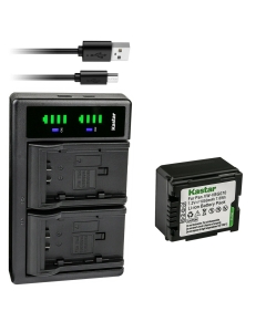 Kastar 1-Pack VW-VBG070 Battery and LTD2 USB Charger Replacement for Panasonic HDC-TM300, HDC-TM300K, HDC-TM300P, HDC-TM300PC, HDC-TM350, HDC-TM650, HDC-TM700, HDC-TM700K, HDC-TM750, HDC-TMT750GK