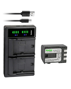 Kastar Battery and LTD2 USB Charger Compatible with Canon NB-2L NB-2LH NB-2L5 NB-2L12 NB-2L13 NB-2L14 NB-2L18 NB-2L24 BP-2L5 BP-2L12 BP-2L13 BP-2L14 BP-2L18 BP-2L24 Battery, CB-2LW CB-2LWE Charger