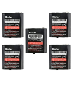 Kastar 5-Pack Ni-MH Battery 3.6V 1650mAh Replacement for Motorola AP-4002, AP-4002H, FRS-009, HKTN4003, KEBT-071F KEBT-071-F, KEBT-650, NNTN4384, NNTN4385, PMNN4477, PMNN4477A, PMNN4477AR, PMNN4551A