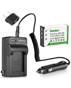 Kastar Battery 1-Pack and Charger Kit for Fujifilm NP-85, BC-85, BC-85A work with Fujifilm FinePix S1, FinePix SL240, FinePix SL260, FinePix SL280, FinePix SL300, FinePix SL305, FinePix SL1000 Cameras