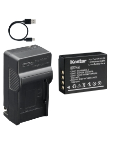 Kastar 1-Pack Battery and AC & USB-C Charger, Compatible with Fujifilm NP-W126 NP-W126S BC-W126 for X-T1 X-T2 X-T3 X-T30 X-E2 X-E3 X-A5 X100F X100V Digital Cameras