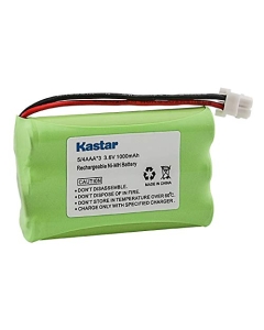 Kastar Mi-MH Cordless Phone Battery 5/4AAA/J 3.6V 1000mAh Replacement for Sharp: UX-BA01, UX-K01, UX-K02, FO-CC550, FO-K01, UX-CC500, UX-CD600, UX-D60