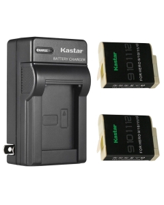 Kastar 2-Pack Battery and AC Wall Charger Replacement for GoPro HERO12 Hero 12 Black Action, GoPro ADDBD-212 ADBAT-001 ADDBD-001 Battery