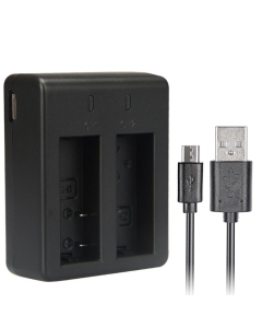 Kastar Dual USB Charger for SJ4000 SJ5000 SJ6000 SJ7000 SJ8000 and SJCAM GeekPro ABLEGRID Waterproof Sports HD Action Camera Camcorder