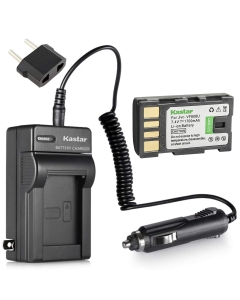 Battery + Charger for JVC Everio GZ-MG670BU, GZ-MG680BU, GZ-MG730BU Camcorder
