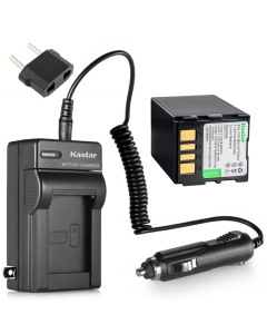 Kastar Battery 1-Pack and Charger for JVC BN-VF733 GR-D645 GR-D650 GR-DF450 GR-DF470 GR-DF570 GR-DF577 GZ-DF270 GZ-DF420 GZ-DF470 GZ-MG27 GZ-MG37 GZ-MG39 GZ-MG40 GZ-MG70 GZ-MG77 GZ-MG500 GZ-MG505