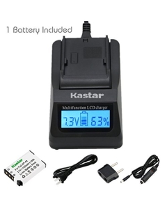 Kastar Ultra Fast Charger(3X Faster) Kit and NP-48 Battery (1-Pack) for Fujifilm NP-48, FNP48, BC-48 Work with Fujifilm XQ1, XQ2 Digital Cameras