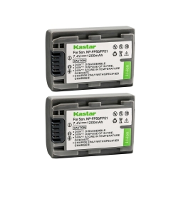 Kastar Battery (2-Pack) for Sony DVD DCR-DVD105 DCR-DVD202E DCR-DVD203 DCR-DVD203E DCR-DVD205 DCR-DVD305 DCR-DVD403 DCR-DVD405 DCR-DVD408 DCR-DVD505 DCR-DVD910 DCR-DVD92