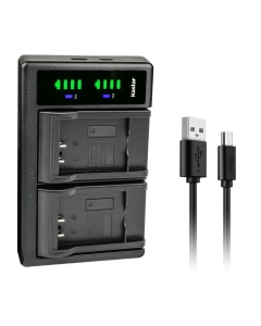 Kastar LTD2 USB Battery Charger Replacement for Polaroid T-1234, T1235, T-1235, PRAKTICA DMMC3D, DMMC-3D, LM 10-TS, LM 12-TS, Luxmedia 10TS, Luxmedia 10-TS, Luxmedia 12TS, Luxmedia 12-TS