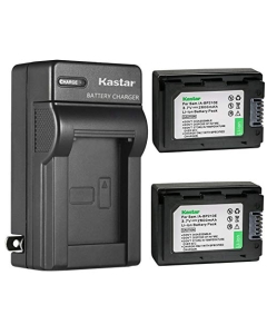 Kastar 2-Pack IA-BP210E Battery and AC Wall Charger Replacement for Samsung HMX-F920, HMX-H200, HMX-H200BP, HMX-H203, HMX-H203BN, HMX-H204, HMX-H204BN, HMX-H205, HMX-H205BN, HMX-H220, HMX-H300 Camera