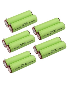 Kastar 5-Pack 2.4V 2200mAh Rechargeable Ni-MH Battery with Tabs Replacement for 138-10334 13810334 4822-138-10334, 138-10673 13810673 4822-138-10673, 138-10727 13810727 4822-138-10727