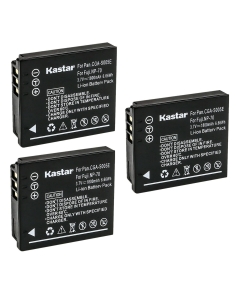 Kastar 3-Pack D-Li106 Battery Replacement for Pentax D-Li106 Battery, Pentax MX-1, X90 Digital Camera