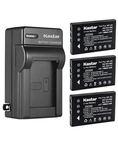 Kastar 3-Pack Battery and AC Wall Charger Replacement for Optima 2338MT, A-HD, AHD-100, AHD-200, AHD-300, AHD-300 Plus, AHD-C100, AHD-Z500 Plus, AHD-Z600, AHD-Z700, DAM-Z5X, DAM-Z5X2, DV5800