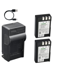 Kastar 2-Pack Battery and AC & USB-C Charger, Compatible with Nikon EN-EL9 EN-EL9a EN-EL9e and Nikon D40 D40X D60 D3000 D5000 DSLR Cameras and BG-2A Battery Grip