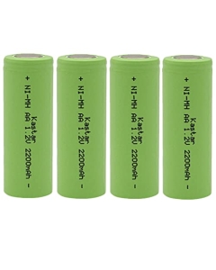 Kastar 4-Pack Ni-MH Battery 1.2V 2200mAh Replacement for Remington DA-307 Microscreen Electric Shaver, AA Ni-MH Flat Top Industrial Rechargeable Cell, AA Ni-CD Flat Top Industrial Rechargeable Cell