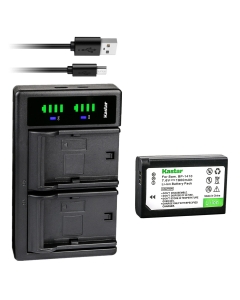 Kastar 1-Pack Battery and LTD2 USB Charger Replacement for Samsung ED-BP1410, BP-1410 Battery, Samsung NX30, EV-NX30ZZBGBUS, WB2200, Digimax WB2200, WB2200BMBCL, WB2200F, Digimax WB2200F Cameras