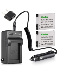 Kastar Battery 2X + Charger Replacement for Panasonic DMW-BCM13 Lumix DMC-FT5 FT6 DMC-LZ40 DMC-TS5 TS6 DMC-TZ37 DMC-TZ55 TZ57 DMC-TZ60 TZ61 DMC-TZ70 DMC-ZS27 DMC-ZS30 ZS35 DMC-ZS40 DMC-ZS45 DMC-ZS50