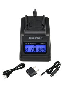 Kastar LCD Fast Charger Replacement for DMW-BMB9 DMW-BMB9E DMW-BMB9PP Lumix DMC-FZ40 DMC-FZ45 DMC-FZ47 DMC-FZ48 DMC-FZ60 DMC-FZ62 DMC-FZ70 DMC-FZ72 DMC-FZ100 DMC-FZ150 Camera