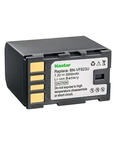 Kastar BN-VF823 Battery 1-Pack Replacement for JVC GZ-MG437 GZ-MG437B GZ-MG465 GZ-MG465B GZ-MG465BUS GZ-MG465US GZ-MG120 GZ-MG130 GZ-MG130AC GZ-MG130EK GZ-MG130EX GZ-MG130U GZ-MG130US Camera