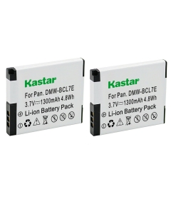Kastar 2-Pack DMW-BCL7E Battery Replacement for Panasonic DMW-BCL7 DMW-BCL7E Battery, DMW-BTC11 Charger, Panasonic Lumix DMC-XS1, Lumix DMC-XS3 Camera