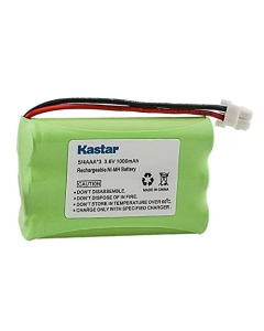 Kastar Mi-MH Cordless Phone Battery 5/4AAA/J 3.6V 1000mAh Replacement for Sharp: UX-BA01, UX-K01, UX-K02, FO-CC550, FO-K01, UX-CC500, UX-CD600, UX-D600, UX-CL220, 80AAALH3BML, GH5812H, FF2400, FF940