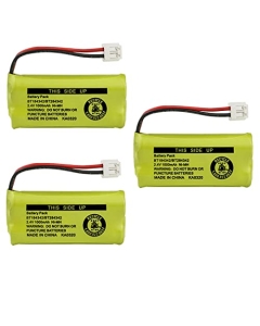 Kastar 3-Pack BT184342 / BT284342 Battery Replacement for AT&T BT6010 BT-6010 BT8000 BT-8000 BT8001 BT-8001 BT8300 BT-8300 BT18433 BT-18433 BT184342 BT-184342 BT28433 BT-28433 BT284342 BT-284342