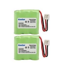 Kastar 2-Pack Ni-MH Battery 3.6V 500mAh Replacement for HWCD1888(7)(9)(10)(11)(12)(13)(15) TSD Series BBK 33e, 53e, 56e, 61e, 63e, 69e, 9s, 26s, 32s, 40s, 56s, 68s, 69S, 18P, 3P, 15P Series