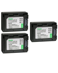 Kastar Battery 3-Pack Replacement for Samsung IA-BP420E, IA-BP210E, IA-BP210R, IA-BP105R Battery, Samsung SMX-F50SN, SMX-F50UN, SMX-F50BP, SMX-F50BN/XAA, SMX-F50SN/XAA, SMX-F53, SMX-F54 Camera