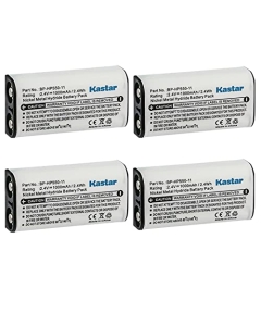 Kastar 4-Pack 2.4V 1000mAh Ni-MH Battery Replacement for Sony BP-HP800-11 Battery, Sony MDR-RF995 MDR-RF995RK Wireless Headset