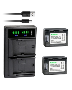Kastar 2-Pack IA-BP105R Battery and LTD2 USB Charger Replacement for Samsung IA-BP105R IABP105R, IA-BP210R IABP210R, AD43-00201A AD4300201A Battery