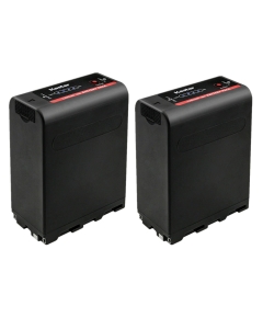 Kastar NP-F990EXP Battery 2-Pack Replacement for Aputure Amaran AL-H198 AL-M9 LED Video/Photo Camera Light