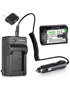 Kastar [Fully Decoded] BN-VG114 Battery (1-Pack) and Charger Kit for JVC BN-VG107 BN-VG107U BN-VG107US BN-VG114 BN-VG114U BN-VG114US BN-VG121 BN-VG121U BN-VG121US Battery and JVC Everio Cameras