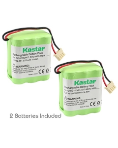 Kastar GPHC152M07 Battery (2 Pack), Ni-MH 7.2V 2000mAh, Replacement for Dirt-Devil GPHC152M07, Mint 4200, M678, EVO M678