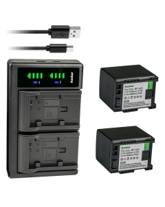 Kastar 2-Pack Battery and LTD2 USB Charger Compatible with Canon BP-820 Battery, Canon XA45, XA50, XA55, VIXIA HF G21, VIXIA HF G30, VIXIA HF G40, VIXIA HF G50 UHD 4K, VIXIA HF G60, VIXIA GX10 Cameras