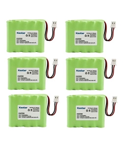 Kastar 6-Pack Ni-MH Battery 6.0V 1000mAh Replacement for Eton FR1000, Video Link Radio 1000, Emergency Radio Battery, Eton FRS/GMRS Combination