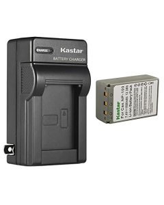 Kastar 1-Pack Battery and AC Wall Charger Replacement for Casio NP-100 CNP100 NP-100L NP-100DBA Battery, Casio BC-100L Charger, Casio Exilim Pro EX-F1 EXF1, Casio Exilim Pro EX-F1BK EXF1BK Cameras