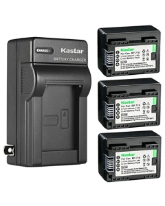 Kastar 3 Pack BP-718 BP718 Battery and AC Wall Charger Compatible with Canon BP709 BP-727 BP727 Canon US 6055B002 Camera Battery, Canon LEGRIA HF M706 HFM706, LEGRIA HF M806 HFM806 Cameras