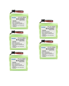 Kastar 5-Pack Battery Replacement for Radio Shack/Tandy 43-1087 43-1088 43-1090 43-1095 43-1096 43-1099 43-1102 43-1103 43-1104 43-1107 43-1108 43-1109 43-1110 43-1111 43-1112 43-1114 43-1118 43-1122