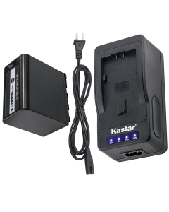 Kastar LED Super Fast Charger & Battery Replacement for Panasonic AG-VBR89 AG-VBR59 AG-VBR118G Panasonic AG-HPX255 AG-HVX201 AJ-PX230 AJ-PX270 AJ-PX298 AJ-PG50 HC-MDH2 HC-X1000 AG-UX180 AG-UX90