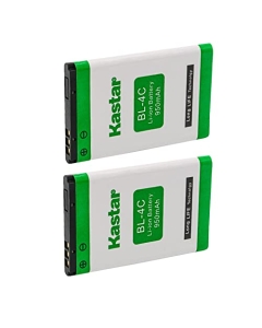 Kastar BL-4C Battery 2-Pack Replacement for Maxcom MM355BB MM400 MM400BB MM422 MM428 MM428BB MM430 MM430BB MM431 MM431BB MM432 MM432BB MM435 MM435BB MM440 MM440BB MM450 MM450BB MM450BB Plus MM460