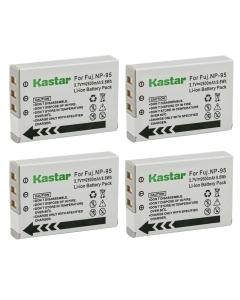 Kastar FNP-95 Battery 4-Pack Replacement for Fujifilm FinePix X-S1, Fujifilm XF10, FinePix F30, FinePix F31FD, FinePix Real 3D W1, FinePix X30, FinePix X70 Camera