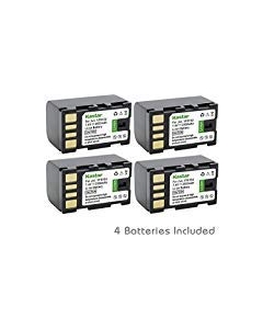 Kastar Battery (4-Pack) for JVC BN-VF815, BN-VF815U and GZ-MG275 GZ-MG330 GZ-MG335 GZ-MG340 GZ-MG360 GZ-MG365 GZ-MG430 GZ-MG435 GZ-MG465 GZ-MG555 GZ-MG575 GZ-MG630 GZ-MG650 GZ-MG670 GZ-MG680 GZ-MG730