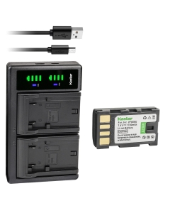 Kastar 1-Pack Battery and LTD2 USB Charger Replacement for JVC GZ-HM200BEK GZ-HM400 GZ-HM400AC GZ-HM400-B GZ-HM400EU GZ-HM400-S GZ-HM400U GZ-HM400US GZ-HM80 GZ-HM90 GZ-MG120 GZ-MG130 GZ-MG130AC