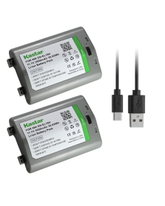 Kastar 2-Pack EN-EL18H Type-C Battery Pack, Compatible with Nikon EN-EL18 EN-EL18a EN-EL18b EN-EL18c EN-EL18d for D4 D4S D5 D6 Z9 Cameras
