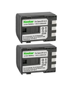Kastar 2-Pack NB2L12 Battery Replacement for Canon NB-2L, NB-2LH, NB-2L5, NB-2L12, NB-2L13, NB-2L14, NB-2L18, NB-2L24, BP-2L5, BP-2L12, BP-2L13, BP-2L14, BP-2L18, BP-2L24 Battery