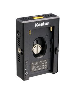 Kastar NP-F Battery Adapter Plate W/LED Indicators, Input Type-C 5V 2A, 8.4V 5A 5.5x2.1mm, Output 12V 2A 5.5x2.5mm, 16.8V 2A Dtap, 5V 3A USB for NP-F Series Battery, DSLR & Mirrorless Camera (1-Pack)