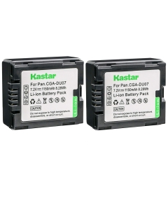 Kastar Battery (2-Pack) Replacement for Panasonic CGA-DU06 CGA-DU07 VW-VBD070 PV-GS31 PV-GS33PV-GS34 PV-GS35 PV-GS39 PV-GS400 PV-GS500 PV-GS50 PV-GS50S PV-GS55, Hitachi DZ-BP7S DZ-BP14S DZ-BP21S